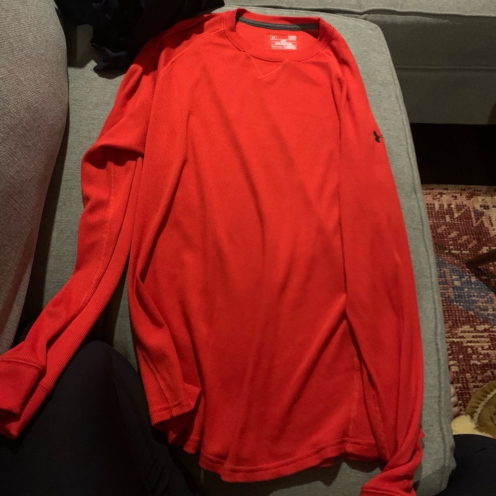 Men's Under Armour Waffle Crew Long Sleeve